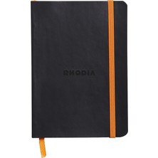 Rhodia Boutique Rodiaramma A6 Yumuşak Kapaklı Çizgili Not Defteri Black 117302C