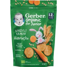 Gerber Organik Tahıl Bazlı Havuçlu Sebzeli Kraker 100 G