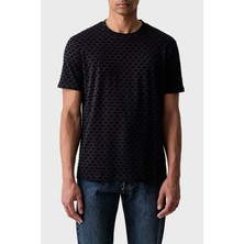Armani Exchange Logolu % 100 Pamuk Bisiklet Yaka T Shirt Erkek T Shirt XM003079 AF10356 UB101