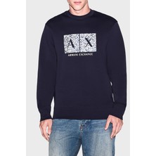 Armani Exchange Pamuk Karışımlı Regular Fit Bisiklet Yaka Sweat Erkek Sweat XM002888 AF10818 UB101