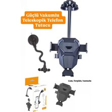 Teknotimer Araç Içi Telefon Tutucu Ultra Kuvvetli Vantuzlu Akrobat
