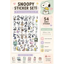 Neora Snoopy 54 Adet Sticker Seti