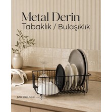 Okyanus Home Metal Derin Tabaklık \ Bulaşıklık - Siyah