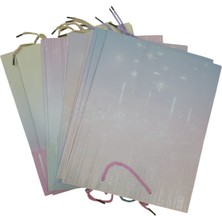 Misyon Karton Hediyelik Çanta (Hediye Çantası) 18X23 Cm (12 Li Paket) Msy-3609