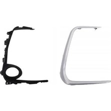 Fam Toyota Corolla E210 19/25 Sis Lamba Kapağı Sağ Sis Delikli Gri Iç Dış Set (2 Parça)
