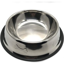 Flip 8 Oz. Desenli Kedi Köpek Çelik Mama Kabı 250