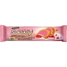 Ülker Saklıköy Frambuaz Kremalı Cheesecake Bisküvi 100 Gr x18 Adet