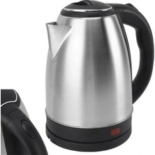St. Morritz Crown CRW-7102 1500W 1.8 Litre Lüks Çelik Su Isıtıcı Kettle Inox (5365)