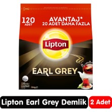 Lipton Earl Grey Demlik Poşet Çay 120 Adet 2 Paket