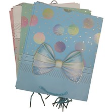 Misyon Karton Hediyelik Çanta (Hediye Çantası) 30X42 Cm Cm (12 Li Paket) Msy-3605