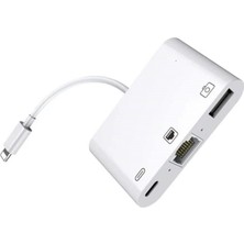 Hace Bazaar ZR461 NK107 Lightning Çoklu Ethernet Adaptör