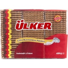 Ülker Pötibör Bisküvi Çifte Kavrulmuş 10 x 450 gr