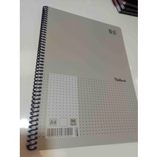 Udeep 96 Yaprak Çızgısız A4 Spırallı Notebook Defter