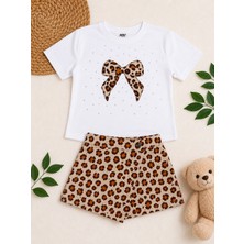 Utaher Miniwear Taşlı Şort Etekli Ikili Takım