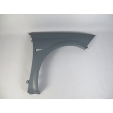 Fam Renault Megane 2 03/09 Ön Çamurluk Delikli Sağ Gri Plastik (Astarlı) (Eurobump)