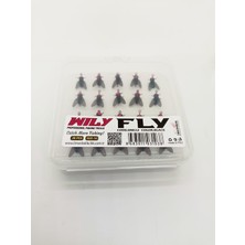Willy SNK12 Suni Silikon Kara Sinek Yem M Boy /20 Adet