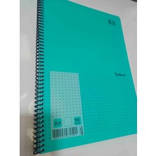 Udeep 96 Yaprak Çızgısız A4 Spırallı Notebook Defter