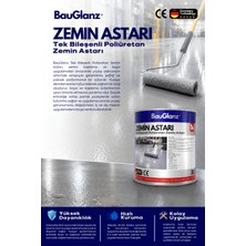 Bauglanz Poliüretan Zemin Astarı 1k – Beton, Şap, Garaj, Depo ve Fabrika Zeminleri Için