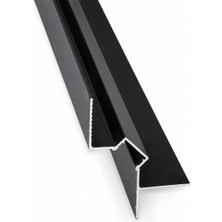 Ledarmy DL7962B ShadowZ Gizli Işık (İndirekt) LED Profil Siyah Kasa 2 Metre Sıva Üstü Alüminyum LED Kanal 79x62.7 mm COB Şerit Uyumlu Mimari Gizli Aydınlatma Profili