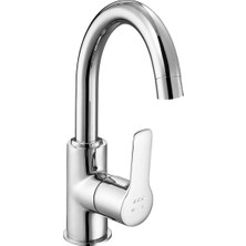 E.c.a. Luna Kuğu Borulu Lavabo Bataryası - Krom - 102108953