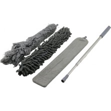 Hace Bazaar 3pcs Püskül- Makarna- Düz Toz Alma Set Esnek BAŞLI-43CM  Uzayan SAPLI=43-205CM BRKT-910200 (K95)