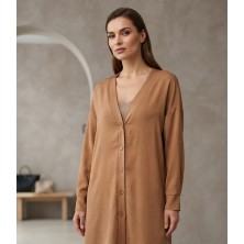 Dökümlü Oversize Gömlek Tunik