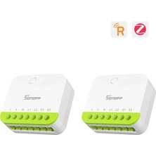 Sonoff MINI-ZB2GS Duo Zigbee 2 Kanallı Akıllı Röle 2 Adet