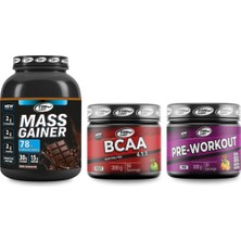 Conlast Mass Gainer 2000G - Bcaa 300G Yeşil Elma Aromalı - 300 G Pre-Workout
