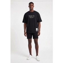 Blow Up Future Gen Somany Siyah Oversize Erkek T-Shirt 141273