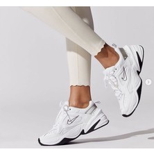 Nike M2K Tekno Leather Unisex Reflector Sneaker Hakiki Deri Beyaz Spor Ayakkabı