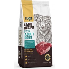 Tugz Kuzulu Yetişkin Köpek Maması 15 kg | Kuzu Etli Büyük Paket Kuru Köpek Maması