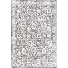 Hoom Rugs Etro 2704 Gri Vintage Desenli Salon Halısı