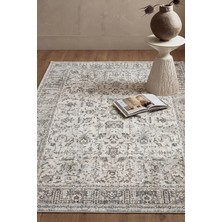 Hoom Rugs Etro 2705 Gri Vintage Desenli Salon Halısı