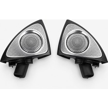 Ledarmy 3D Çıkabilir Hoparlör LED Ambiyans Aydınlatmalı 3 Renk Kapı Tweeter Seti Mercedes-Benz C serisi W205 2014-2021 uygun