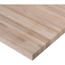 St. Morritz (Ebat 10X20 Cm-Kalınlık 18 Mm-1 Adet) Kayın Masif Panel Ahşap Plaka Tabaka