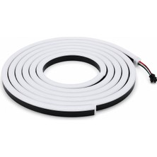 Ledarmy Neon LED Şerit RGB Piksel 5 Metre IP65 Su Geçirmez Adreslenebilir SMD2811 DC12V Esnek Silikon LED Bant 6x12mm 2.5cm Kesilebilir Dekoratif Aydınlatma