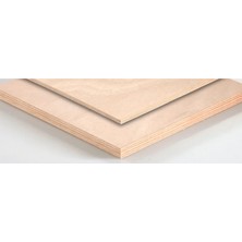 St. Morritz (Ebat 20X30 Cm-Kalınlık 4 Mm-1 Adet) Kayın Kontraplak Tabaka Plaka Panel