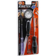 Hace Bazaar 4pcs Tornavida - Çok Amaçlı Set Düz-Yıldız Tornavida - Kontrol Kalem - Elektrik Bant (K95)