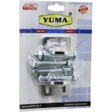 Hace Bazaar Yuma YM-730-1 Kapı Emniyet Rezesi  Asma Kilit Takılabilir Menteşe (K95)