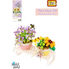 St. Morritz Loz Dekoratif ve Koleksiyonluk Çiçek Buketi 534 Parça Çiçek Modeli Yapım Seti FFLZ-1674