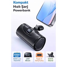 Eroğlu İletişim Fulltech 5000 Mah Mini "type-C" Uyumlu Powerbank