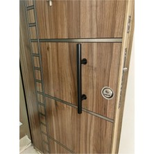 St. Morritz Çelik Kapı Çekme Tutma Kolu Kapı Kolu 30CM Siyah Ayarlanabilir Mekanizma