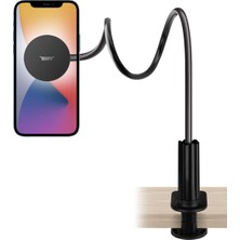 BL21 Gooseneck Phone Holder Magsafe Uyumlu Ayarlanabilir Esnek Manyetik Telefon Tutucu