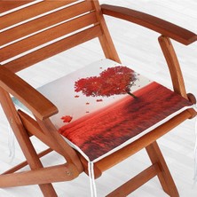 Rem Home Rengirenk Dekoratif Sandalye Minderi Modern 40 x 40 cm Mutfak Balkon Oturma Minderi