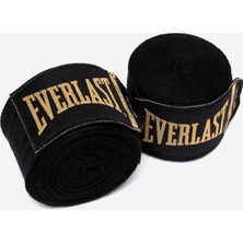 Everlast Elite Boxing Hand Wraps 180" Black/gold