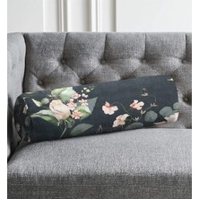 Rem Home Rengirenk Dekoratif Kırlent Kılıfı Beyaz Modern 60 x 20 cm Salon Koltuk Kanepe Yastık Kılıfı
