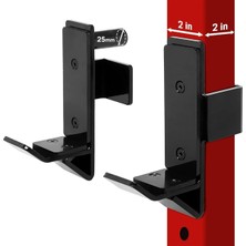 YES4ALL Ataşman Kapasitesi 5x5 cm Tüp Için 453 Kg, J-Kanca, Gözcü Kolu, Çömelme Rafı Için D