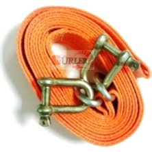 Çeki Halatı 3 Ton (Çekme Halatı) Kumaş Metal Kancalı 3 Metre