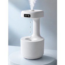 Ultrasonik Hava Nemlendirici 800 ml Aromaterapi Difüzör Ters Su Damlası Efektli Nemere