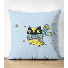 Rem Home Rengirenk Dekoratif Kırlent Kılıfı Sarı 43 x 43 cm Salon Koltuk Kanepe Yastık Kılıfı